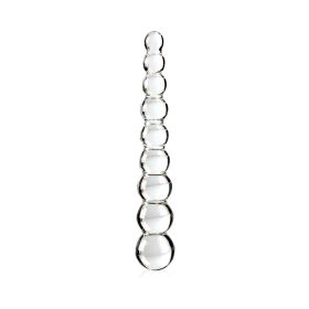 Icicles No 2 Glass Anal Beads Clear