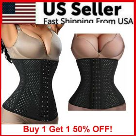 Corset Waist Trainer Training Shaper Body Shapewear Underbust Cincher Tummy Belt (Sizes: S)